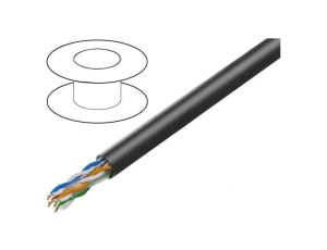 Przewód U/UTP 4x2x23AWG Cat: 6 Cu PE LCU6-30CU-0305-BK