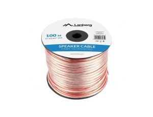 Przewód głośnikowy 2x1mm2 linka CCA przezroczysty -3070C SC-2X10-10CC-1000-TR