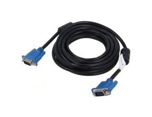 Kabel D-Sub 15-PIN HD wtyk z obu stron czarny 5m Żyła: CCS CA-VGAC-10CU-0050-BK