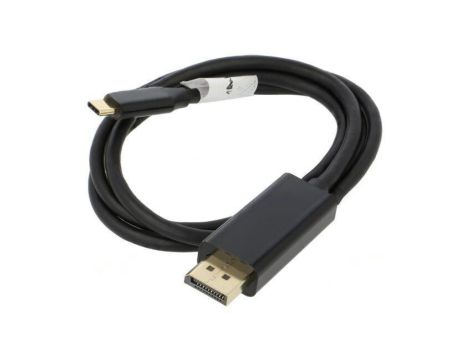 Adapter DisplayPort 1.2,USB 3.2 DisplayPort wtyk,USB C wtyk CA-CMDP-10CU-0010-BK