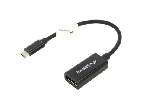 Adapter USB 3.1 DisplayPort gniazdo,USB C wtyk niklowany AD-UC-DP-01