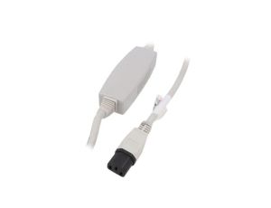 Kabel IEC C13 żeński 2m biały 10A 250V IP20 IF13-SE-H05-3100-WF-200