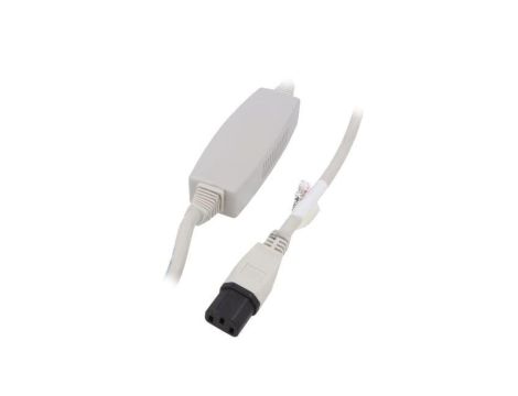 Kabel IEC C13 żeński 2m biały 10A 250V IP20 IF13-SE-H05-3100-WF-200