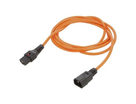 Kabel IEC C13 żeński, IEC C14 męski 3m z blokadą IEC LOCK IL13-C14-H05-3100-300-O