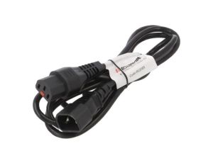 Kabel IEC C13 żeński, IEC C14 męski 1,83m z blokadą IEC LOCK IL13-C14-SVT-3100-183
