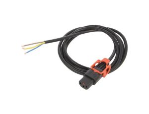 Kabel IEC C13 żeński 2m z blokadą IEC LOCK+ IL13P-SE-H05-3100-200