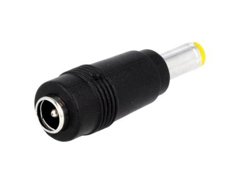 Adapter wtyk prosty In 5,5/2,1 Out 5,5/1,7 7A RED 2,1X5,5-1,7X5,5