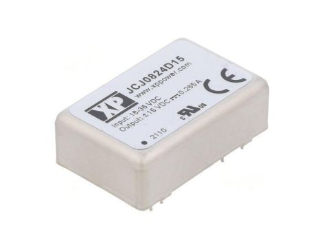 Przetwornica DC/DC 8W 18-36VDC / 15VDC -15VDC JCJ0824D15