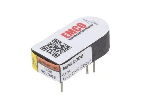 Przetwornica DC/DC 1W 12VDC / 0-1kVDC 1mA THT A10P-12