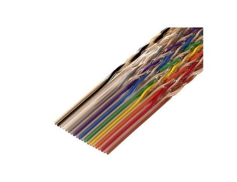 Przewód o dł 30,5m wstążkowy 20x28AWG 1,27mm linka Cu nieekranowany PVC 1700/20 (100FT)