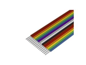 Przewód o dł 30,5m wstążkowy 16x26AWG 1,27mm linka Cu nieekranowany PVC 3811/16 (100FT)