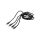 Kabel High Speed, USB 2.0 1,5m czarny tekstylny 20W CAMLT-SC01