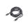 Kabel USB 2.0 USB C wtyk z obu stron 2m czarny tekstylny CAJY000701