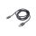 Kabel USB 2.0 USB A wtyk - USB C wtyk 1,2m czarny tekstylny CAJY000401