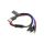 Kabel High Speed,USB 2.0 0,3m czarny tekstylny CAMLT-ASY01