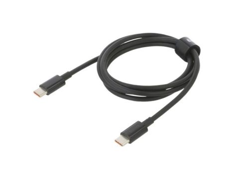 Kabel USB C wtyk z obu stron 1m czarny 100W CATYS-B01