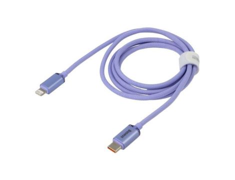 Kabel USB 2.0 Apple Lightning wtyk - USB C wtyk 1,2m fioletowy CAJY000205