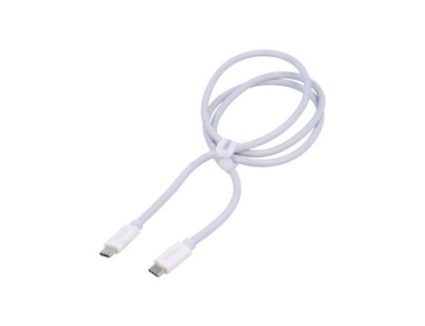 Kabel USB 4.0 USB C wtyk z obu stron 1m biały 240W P10365200211-02