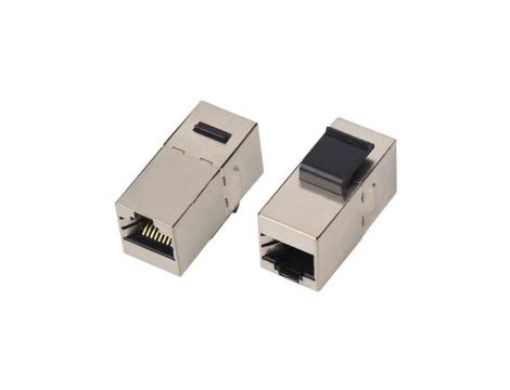 Łącznik modularny keystone 2xRJ45 8P8C kat.6 ekranowany FTP