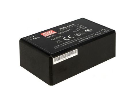 Przetwornica AC/DC 50W 85-264VAC 5VDC Iwyj 10000mA 84 IRM-60-5