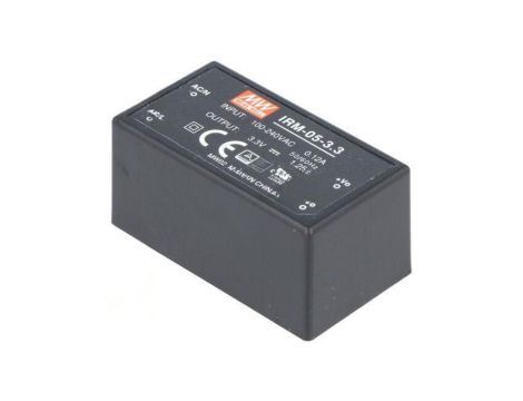Przetwornica AC/DC 4, 125W 85-264VAC, 120-370VDC OUT 1 IRM-05-3.3