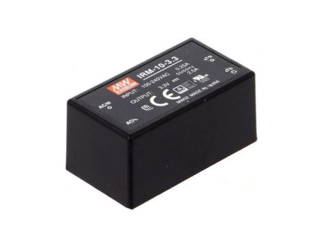 Przetwornica AC/DC 8, 25W 85-264VAC, 120-370VDC OUT 1 74 IRM-10-3.3