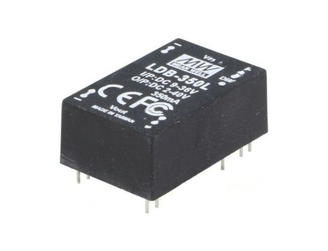 Przetwornica DC/DC 14W 9-36VDC 2-40VDC Iwej 610mA LDB-350L