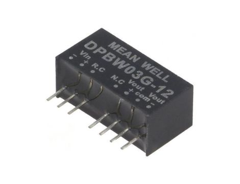 Przetwornica DC/DC 3W 18-75VDC 12VDC Uwyj2 -12VDC DPBW03G-12