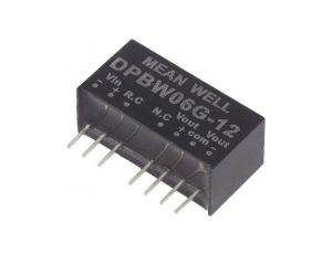 Przetwornica DC/DC 6W 18-75VDC 12VDC Uwyj2 -12VDC DPBW06G-12