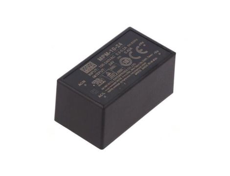 Przetwornica AC/DC 10W 80-264VAC 24VDC Iwyj 420mA OUT 1 MPM-10-24