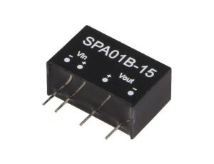 Przetwornica DC/DC 1W 18-36VDC 15VDC Iwyj 6-67mA SPA01B-15