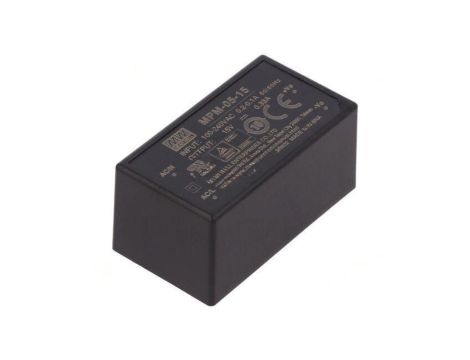 Przetwornica AC/DC 5W 80-264VAC 15VDC Iwyj 330mA OUT 1 MPM-05-15
