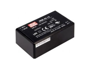 Przetwornica AC/DC 45W 85-264VAC 15VDC Iwyj 3000mA PCB IRM-45-15