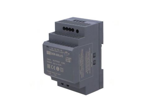 Przetwornica DC/DC 60W 18-75VDC 15VDC Iwyj 4A DDR DDR-60L-15