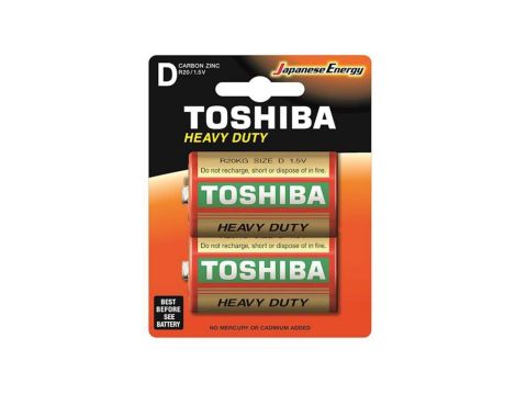 Bateria cynkowo-węglowa LR20 / D 1,5V HEAVY DUTY /2szt./