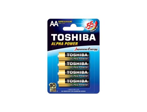 Bateria alkaliczna LR6 / AA 1,5V ALPHA POWER /4szt./