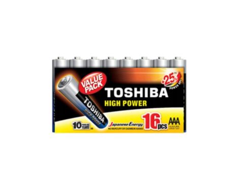Bateria alkaliczna LR03 / AAA 1,5V HIGH POWER /16szt./