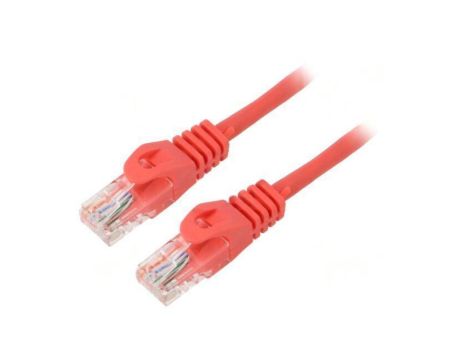Patch cord U/UTP Cat: 6 RJ45 wtyk z obu stron linka CCA 15m PCU6-10CC-1500-R