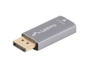 Adapter DisplayPort wtyk,HDMI gniazdo aluminium srebrny AD-DP-HD-01