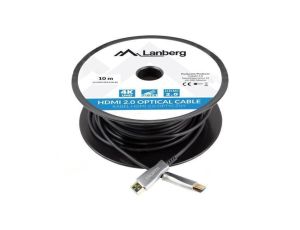Kabel HDMI wtyk z obu stron PVC Dł: 10m czarny Żyła: Cu 18Gbps CA-HDMI-20FB-0100-BK