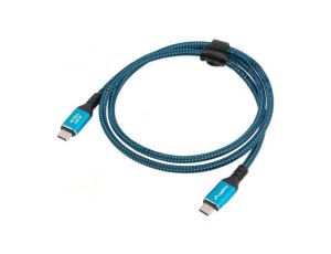 Kabel USB 4.0 USB C wtyk z obu stron niklowany 1m pudełko CA-CMCM-45CU-0010-BK