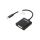 Adapter USB 3.1 DVI-I (24+5) gniazdo,USB C wtyk niklowany AD-UC-DV-01
