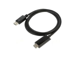Kabel DisplayPort wtyk,HDMI wtyk DisplayPort 1.1 1,8m czarny CA-DPHD-11CC-0018-BK