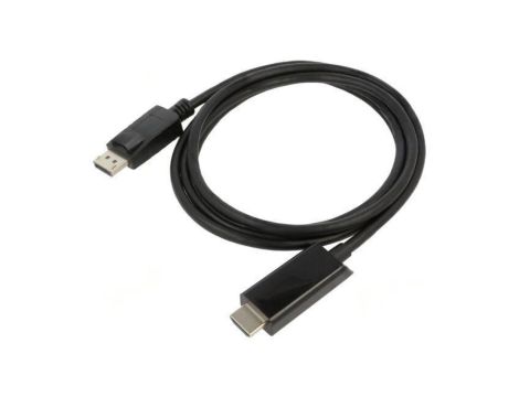 Kabel DisplayPort wtyk,HDMI wtyk DisplayPort 1.1 1,8m czarny CA-DPHD-11CC-0018-BK