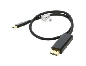 Adapter DisplayPort 1.2,USB 3.2 DisplayPort wtyk,USB C wtyk CA-CMDP-10CU-0005-BK