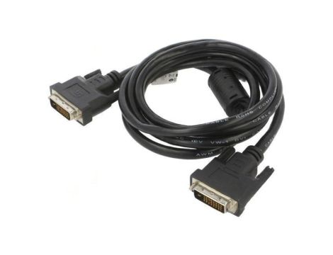 Kabel DVI-D (24+1) wtyk z obu stron dual link QHD 1440p 1,8m CA-DVID-10CC-0018-BK