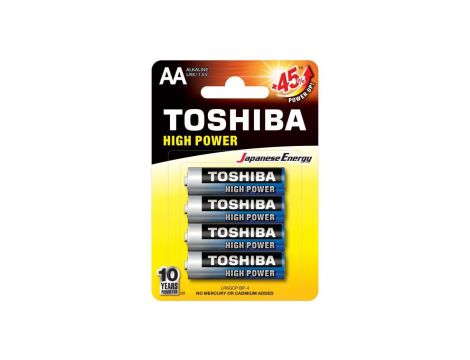 Bateria alkaliczna LR6 / AA 1,5V HIGH POWER /4szt./
