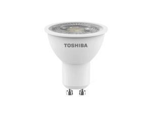 Żarówka LED Halogen GU10 4W = 50W 345lm 6500K Zimna Reflektor Punktowy TOSHIBA
