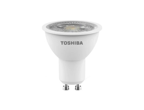 Żarówka LED Halogen GU10 4W = 50W 345lm 6500K Zimna Reflektor Punktowy TOSHIBA