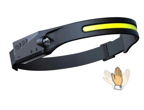 Akumulatorowa latarka czołowa LSR5AW 5W LED SMD z ładowaniem na wejście USB 16136 PARTNERSITE